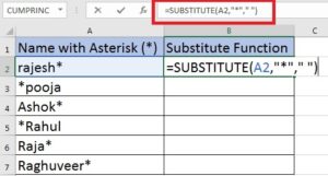 How to Remove One Click to Asterisk (*) Symbol in Excel