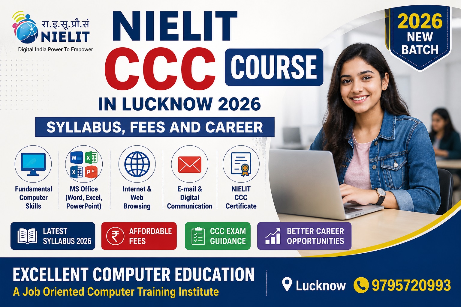 NIELIT CCC Course in Lucknow 2026