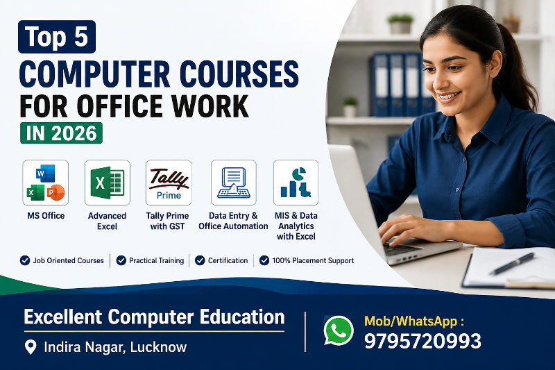 Top 5 Computer Courses for Office Work in 2026